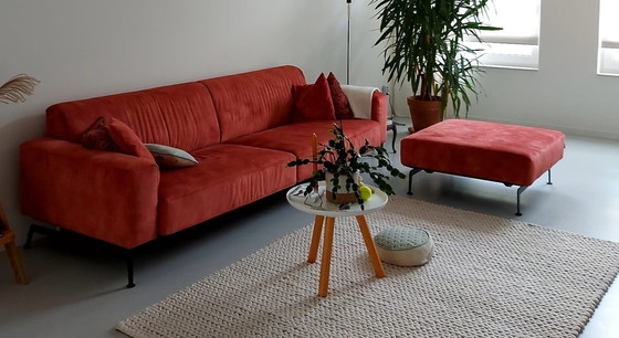 Image 1 of Passepartout 4-Sitzer-Sofa mit Fußhocker