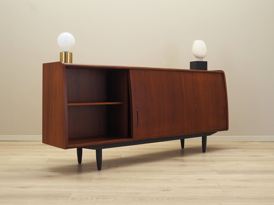 Image 1 of Anrichte aus Teakholz, Dänisches Design, 1970er Jahre, Produktion: Dänemark