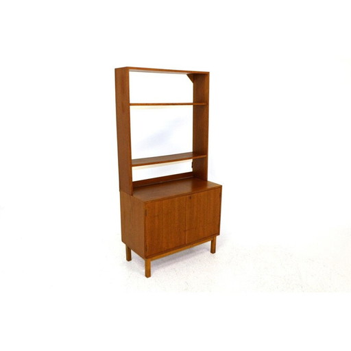 Vintage Bücherregal aus Teakholz und Buche, Schweden 1960