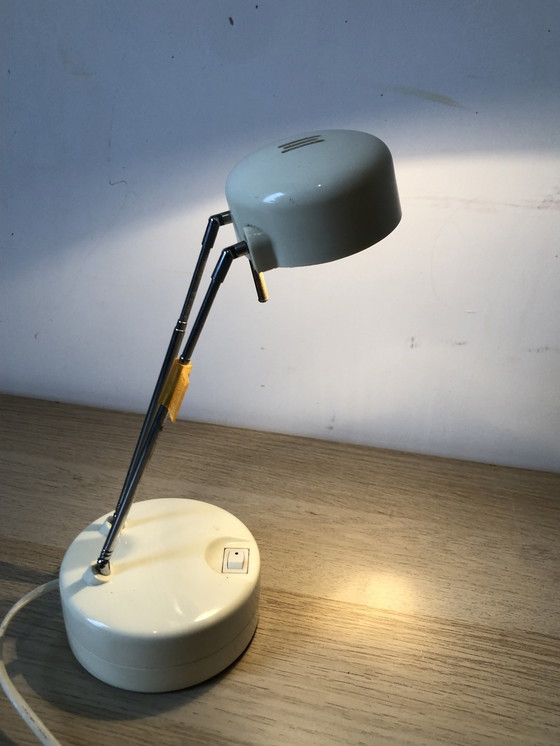 Image 1 of Retro-Schreibtischlampe Massiv Teleskopisch Ausziehbar