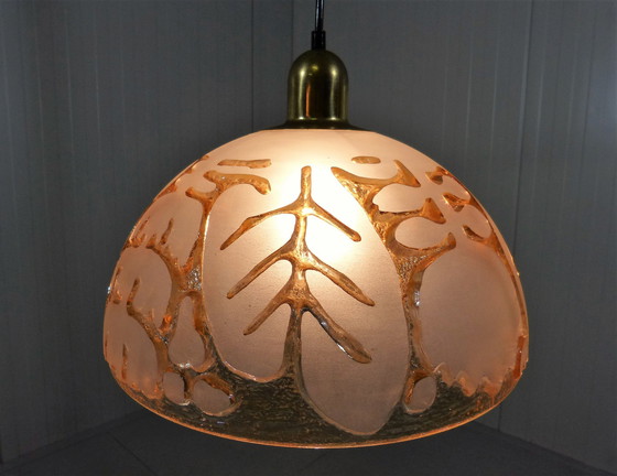 Image 1 of Peill & Putzler Glas-Pendelleuchte 1960-70er Jahre