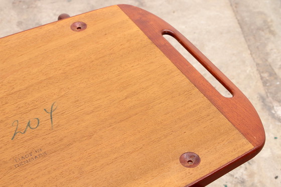 Image 1 of Poul Jensen Trolley aus Teakholz, hergestellt von Selig, 1960, Dänemark.