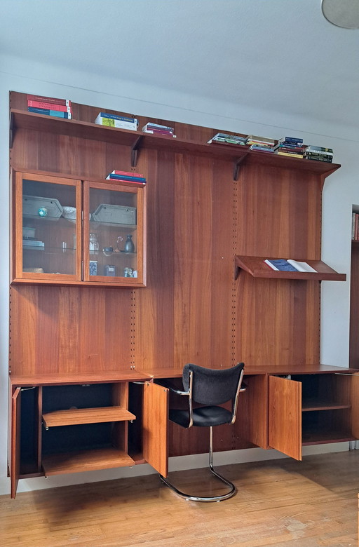 Poul Cadovius Wandsystem / Hängeschrank / Bücherregal