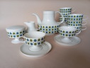 Service 8 Tassen "Rosette Taïga" Tapio Wirkkala & Ute Schröder Für Rosenthal