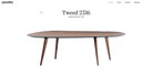 Tisch Zanotta Tweed 213Cm