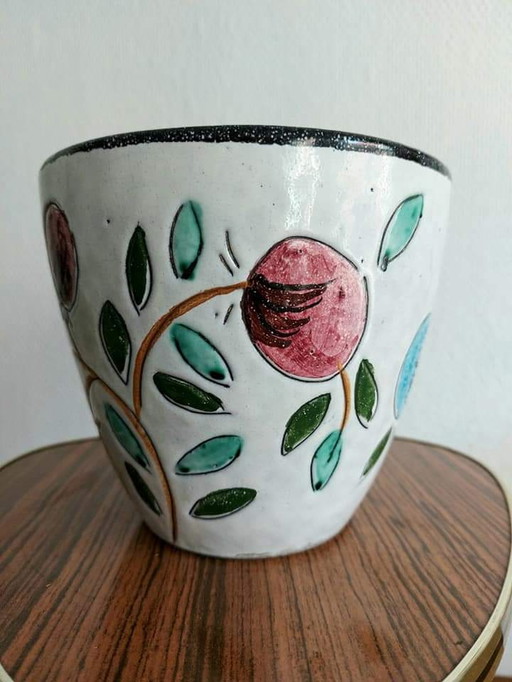 Italienischer Blumentopf Fratilla Fanciullacci Vintage