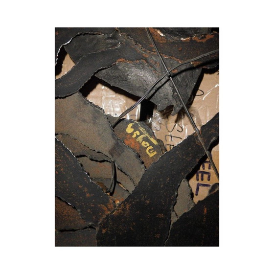 Image 1 of Vintage-Wanddekoration aus Metall und Keramik von Naysa, 1960