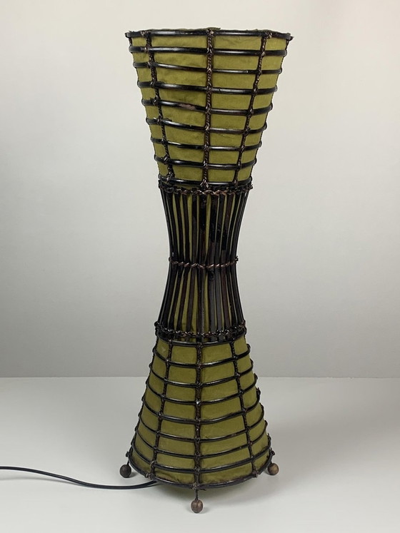 Image 1 of Vintage-Bambus-Stehlampe