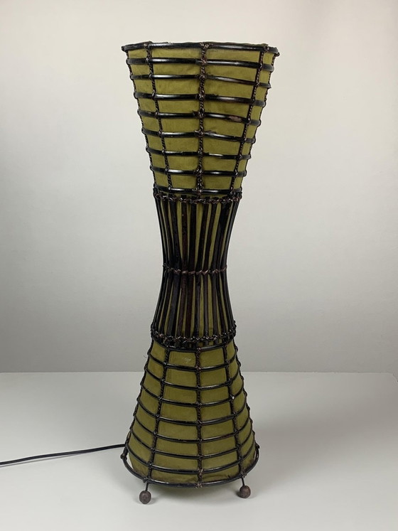 Image 1 of Vintage-Bambus-Stehlampe