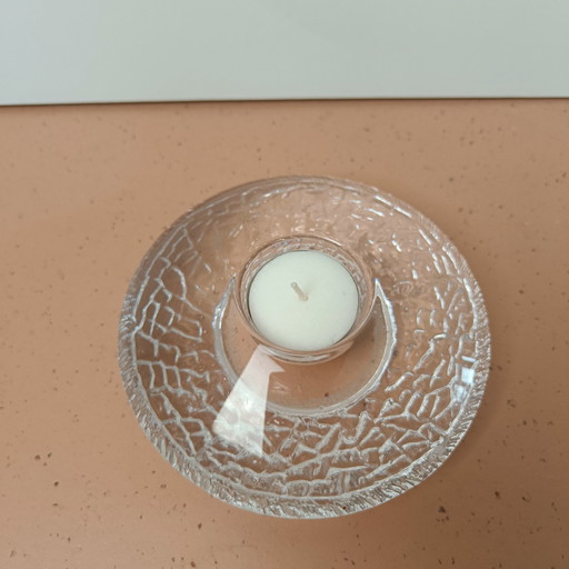 Orrefors Discus - Lars Hellsten Teelichthalter