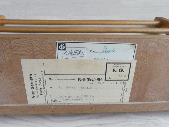 Image 1 of Vintage Garderobe Hutablage Holz