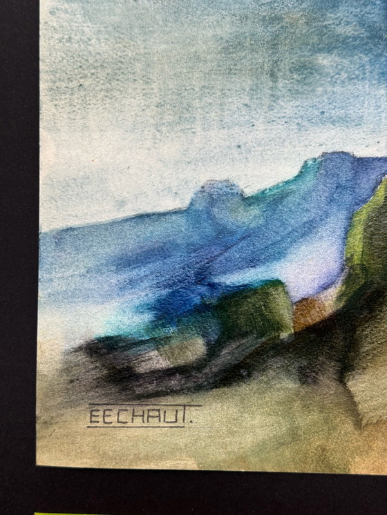 Image 1 of Ein Landschaftsdiptychon, 1967. Eugene Eechaut (1928-2019)