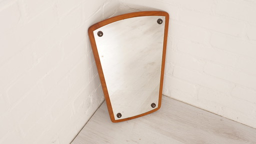 Vintage Spiegel | Teakholz | 44 cm