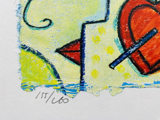 Image 1 of Hannes Kuiper - Farbenfroher Siebdruck