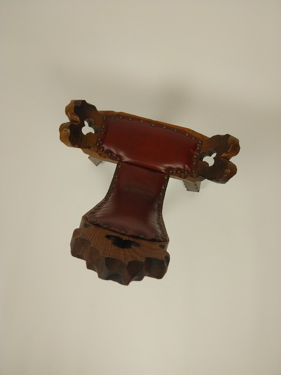 Image 1 of Spanischer brutalistischer Hocker