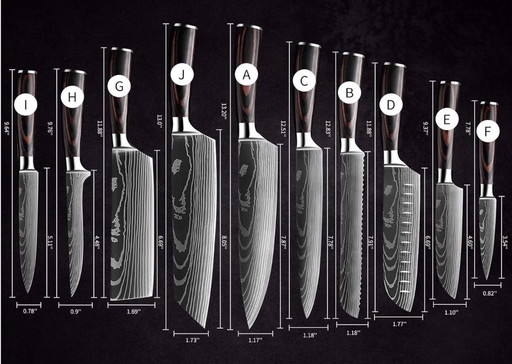 Japanisches Messer Scharf Aus Edelstahl