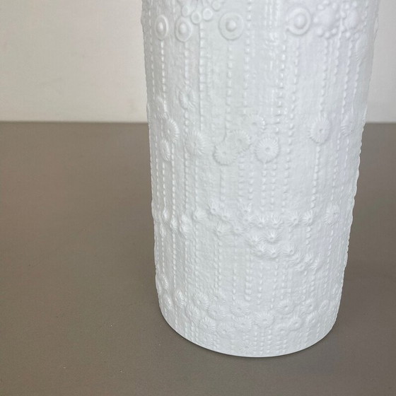 Image 1 of Op-Art-Vase aus Porzellan von Martin Freyer für Rosenthal, Deutschland 1970er Jahre