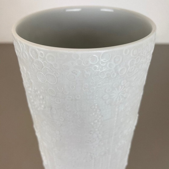Image 1 of Op-Art-Vase aus Porzellan von Martin Freyer für Rosenthal, Deutschland 1970er Jahre