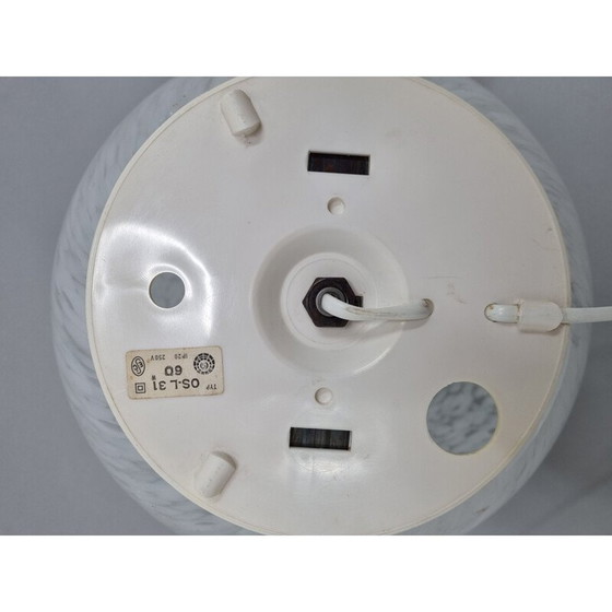 Image 1 of Paar Tischlampen aus Glas aus der Mitte des Jahrhunderts, 1970er Jahre