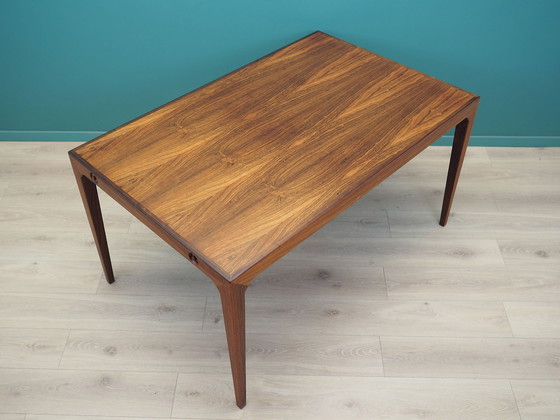 Image 1 of Rosenholztisch, Dänisches Design, 1960er Jahre, Designer: Poul Hundevad & Kai Winding, Hersteller: Hundevad & Co