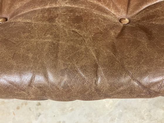 Image 1 of Dänischer Design-Liegestuhl Leder