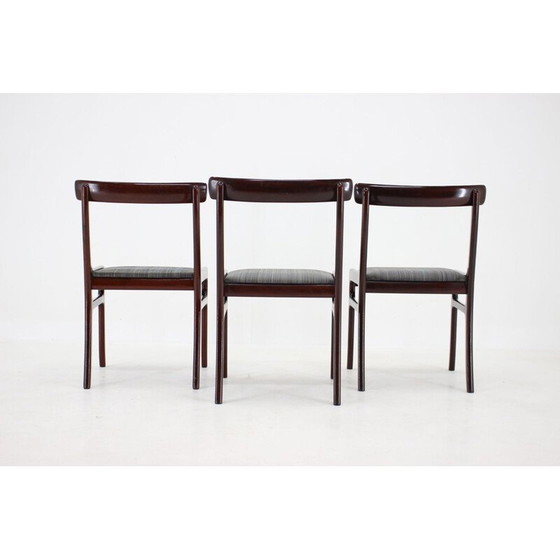 Image 1 of Satz von 5 Rungstedlund-Stühlen aus Mahagoni von Ole Wanscher, Dänemark 1950er Jahre