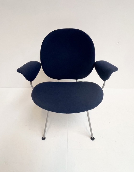 Image 1 of Dunkelblauer Kembo-Sessel von W.H. Gispen (pro Stück), nach 2000