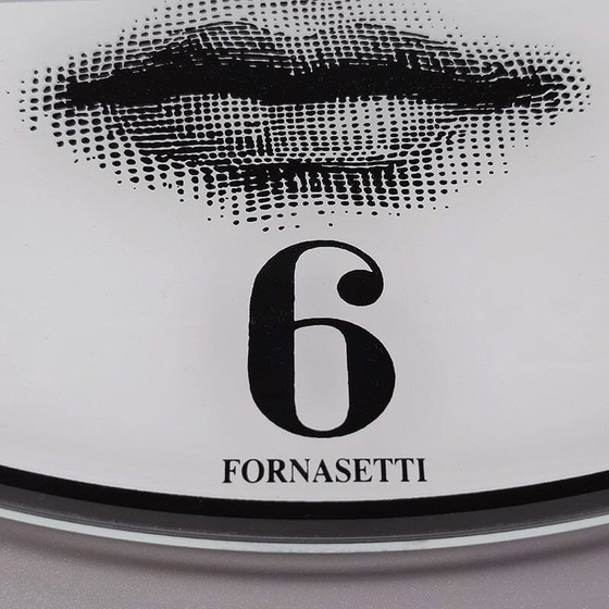 Image 1 of 1990S Wanduhr in Glas von Fornasetti. Hergestellt in Italien