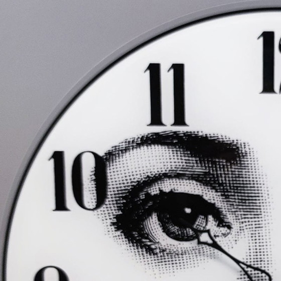 Image 1 of 1990S Wanduhr in Glas von Fornasetti. Hergestellt in Italien