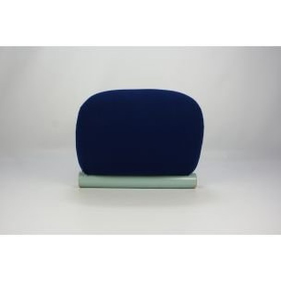 Image 1 of Vintage 200 Lounge Chair für Artifort in blauem Stoff und Holz 1980