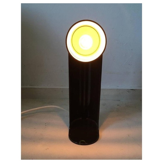 Image 1 of  Leuka "Flip Top" Schreibtischlampe aus braunem italienischem Stahl, Richard CARRUTHERS - 1970er