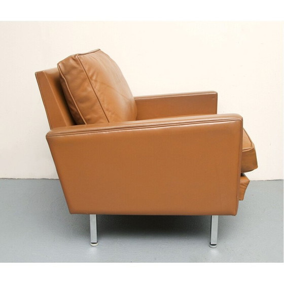 Image 1 of Alter Ledersessel von George Nelson für Herman Miller, 1960er Jahre