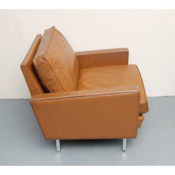 Image 1 of Alter Ledersessel von George Nelson für Herman Miller, 1960er Jahre