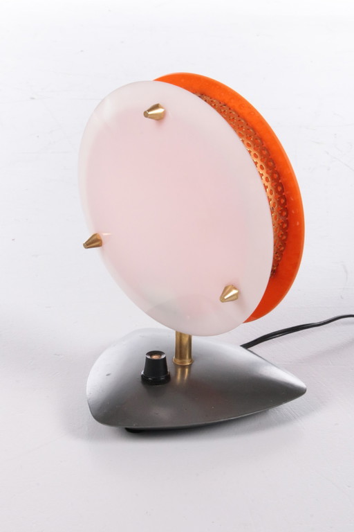 Tele-Ambiance Tischlampe von sonnenkind 1950-60 Frankreich.