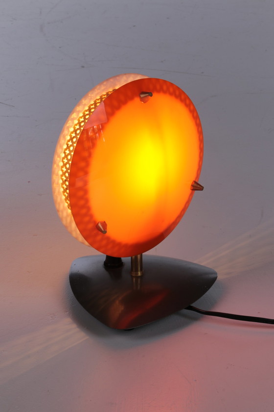 Image 1 of Tele-Ambiance Tischlampe von sonnenkind 1950-60 Frankreich.