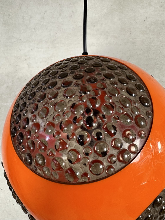 Image 1 of 2x Massive Weltraumzeitalter-Globen - Hängelampen