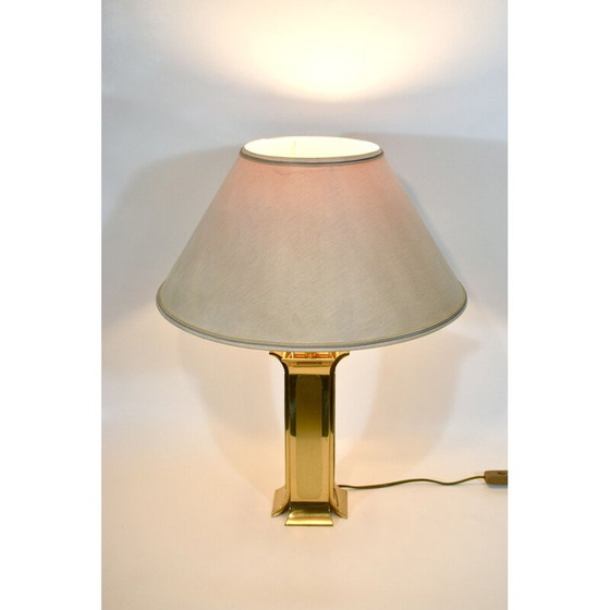 Image 1 of Vintage-Lampe aus massivem Messing 1970