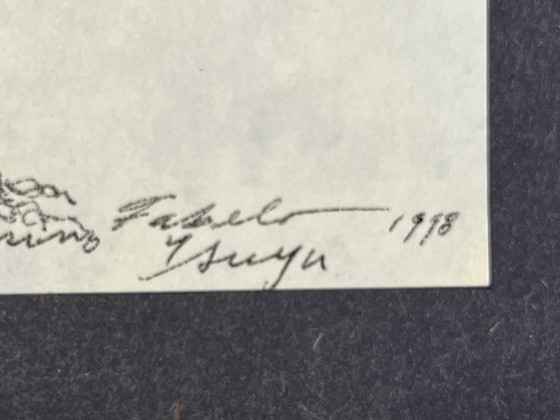 Image 1 of Roberto Fabelo, Kuba, signierte Original-Tuschezeichnung von 1998,