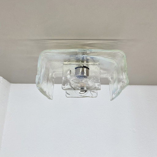 Große Muranoglas-Wandleuchte von Carlo Nason für Kalmar Lights, 1970er Jahre