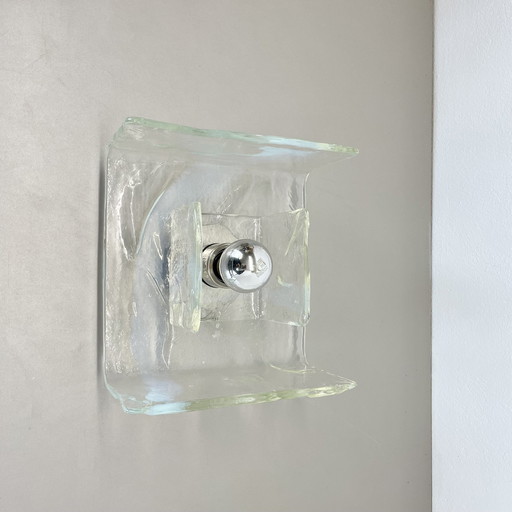 Große Muranoglas-Wandleuchte von Carlo Nason für Kalmar Lights, 1970er Jahre
