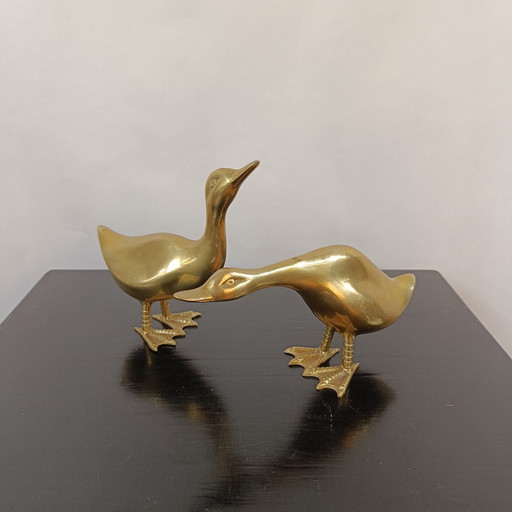 Set Messing Enten Figuren (2)