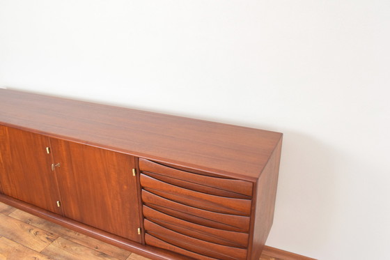 Image 1 of Mid Century Teak Sideboard von Sven Andersen für Sven Andersen Möbelfabrik Stavanger, 1960er Jahre.