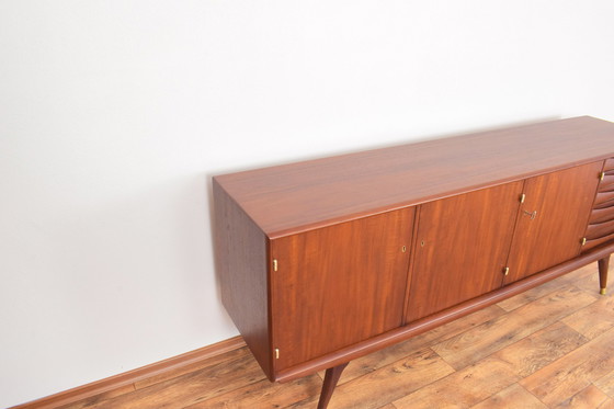 Image 1 of Mid Century Teak Sideboard von Sven Andersen für Sven Andersen Möbelfabrik Stavanger, 1960er Jahre.