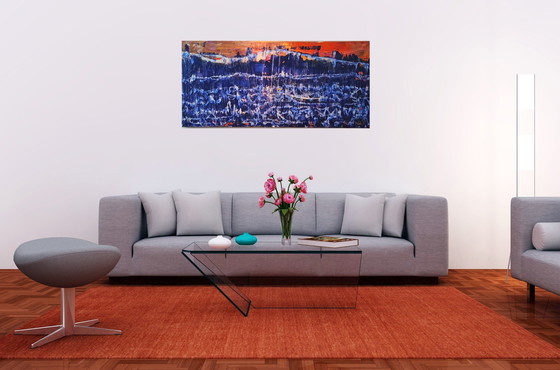 Image 1 of Artwork Xxl Kunst Auf Leinwand Signiert