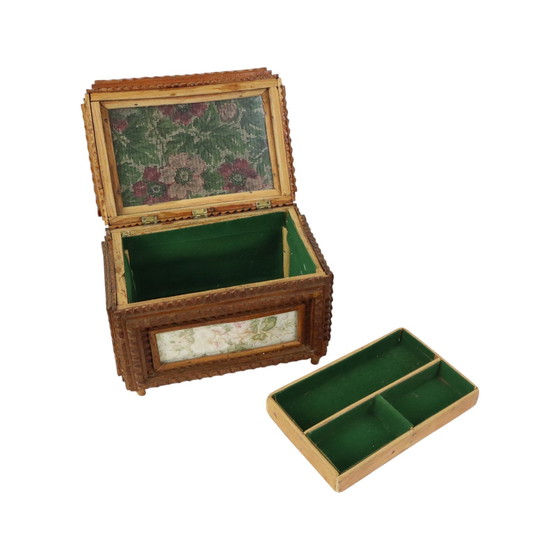 Image 1 of Tramp Art Box