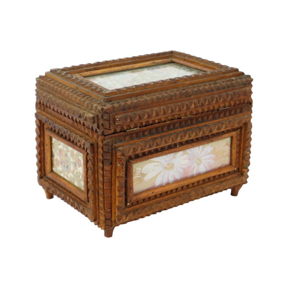 Image 1 of Tramp Art Box