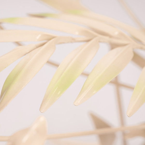 Image 1 of Vintage Metall Glas Blume Couchtisch, 1970S