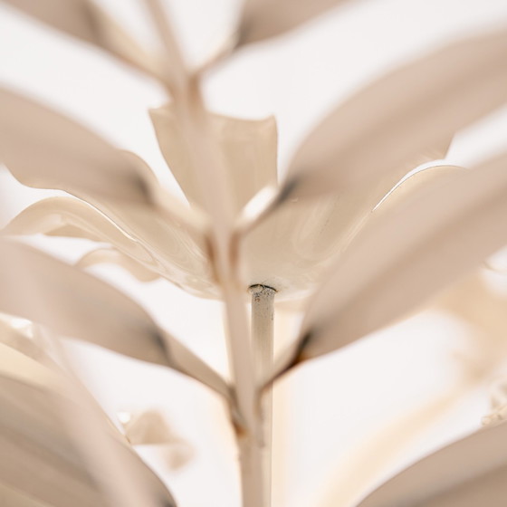 Image 1 of Vintage Metall Glas Blume Couchtisch, 1970S