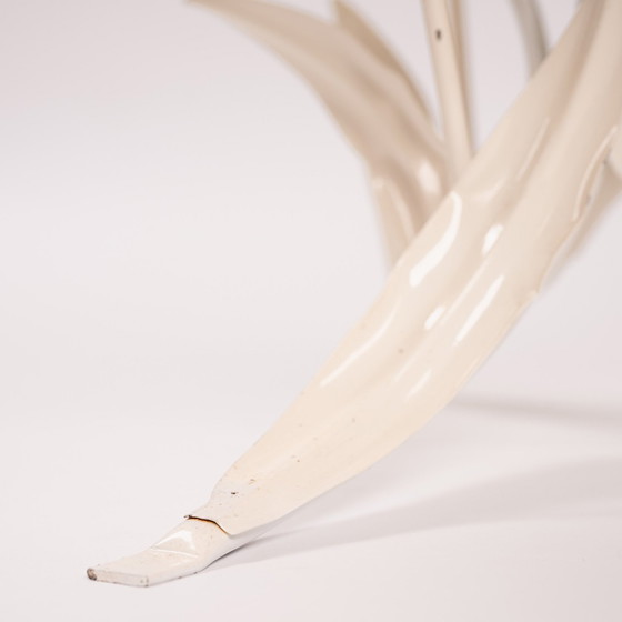 Image 1 of Vintage Metall Glas Blume Couchtisch, 1970S