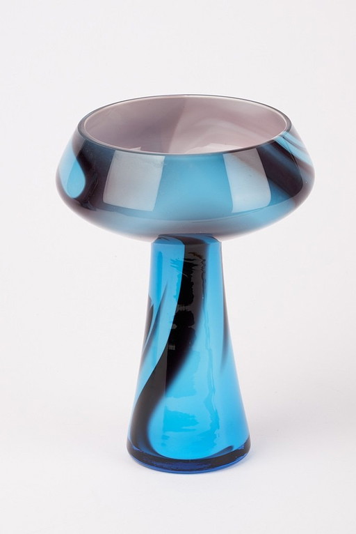 Vintage Carlo Moretti Opalglas Vase 70Er Jahre